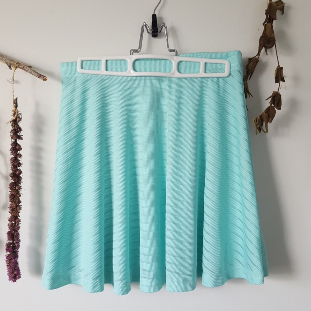 Mint skater skirt